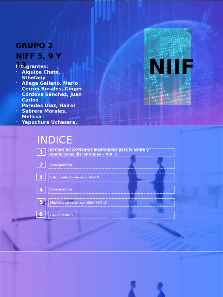 Diapositivas NIIF | PDF | normas internacionales de INFORMACION ...