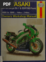 Kawasaki ZX600 636 ZX 6R 1995 2002 Service and Repair Manual