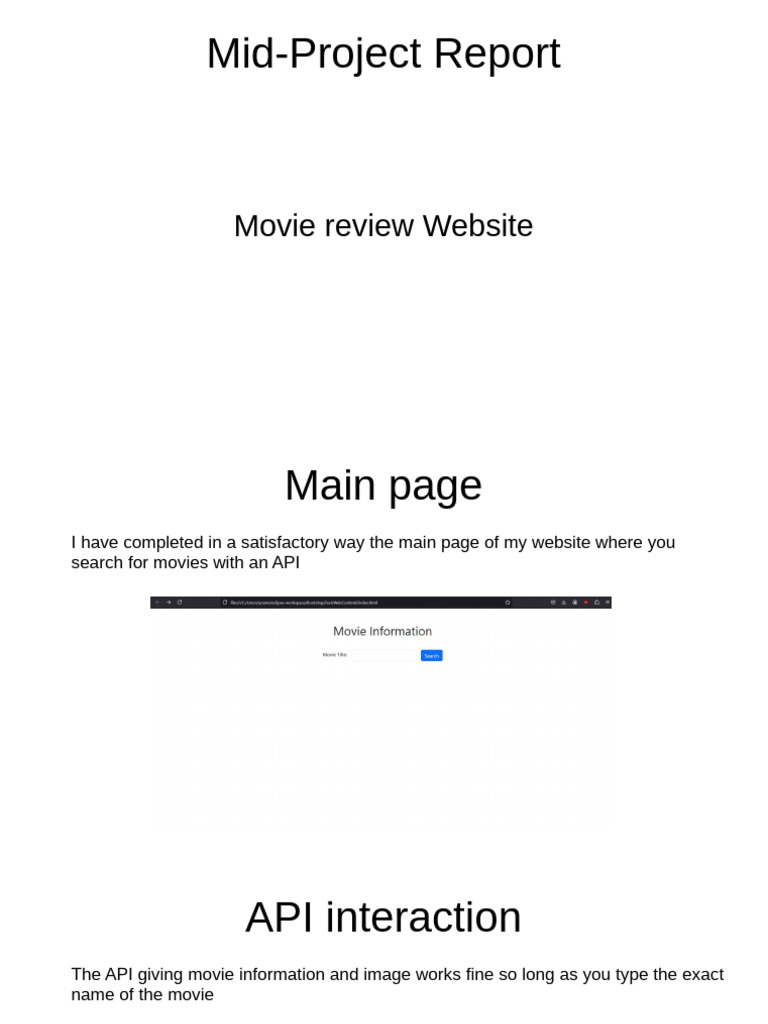 Mid Project Review Pdf