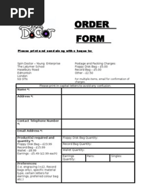 Order Form