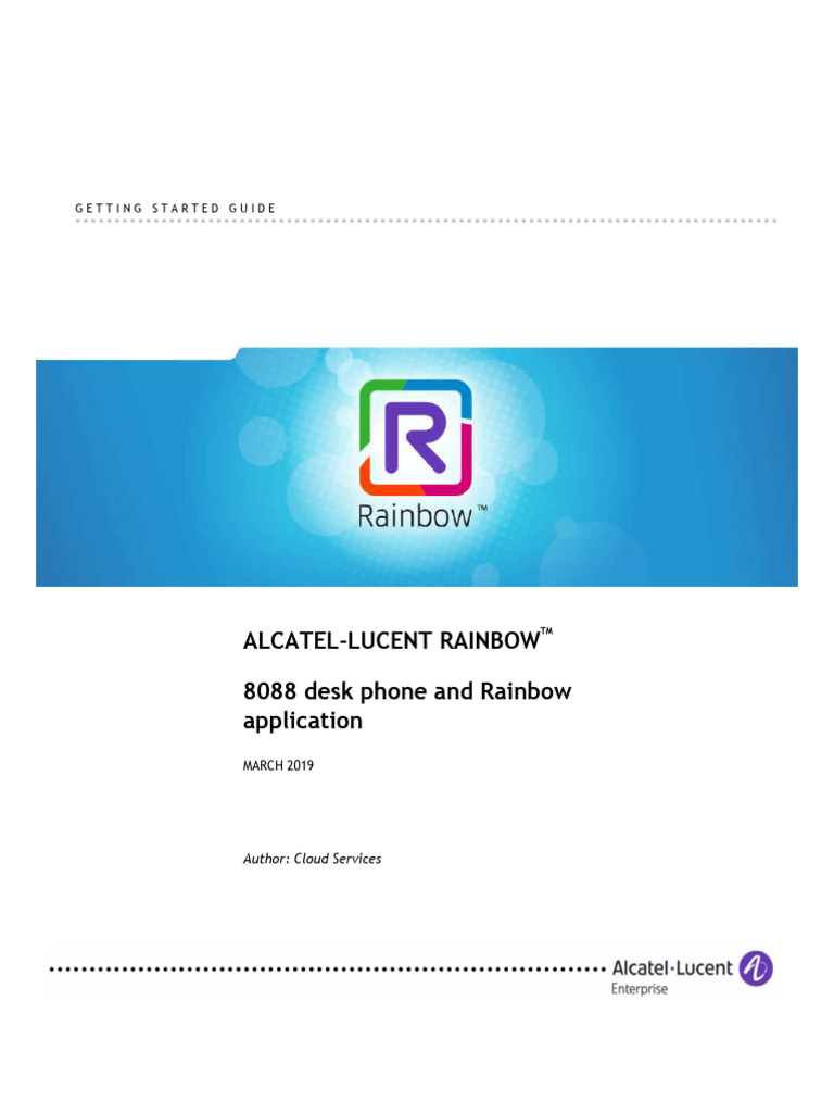 Rainbow Android Application and 8088 Device - 2019 03 12 - Ed1 | PDF ...