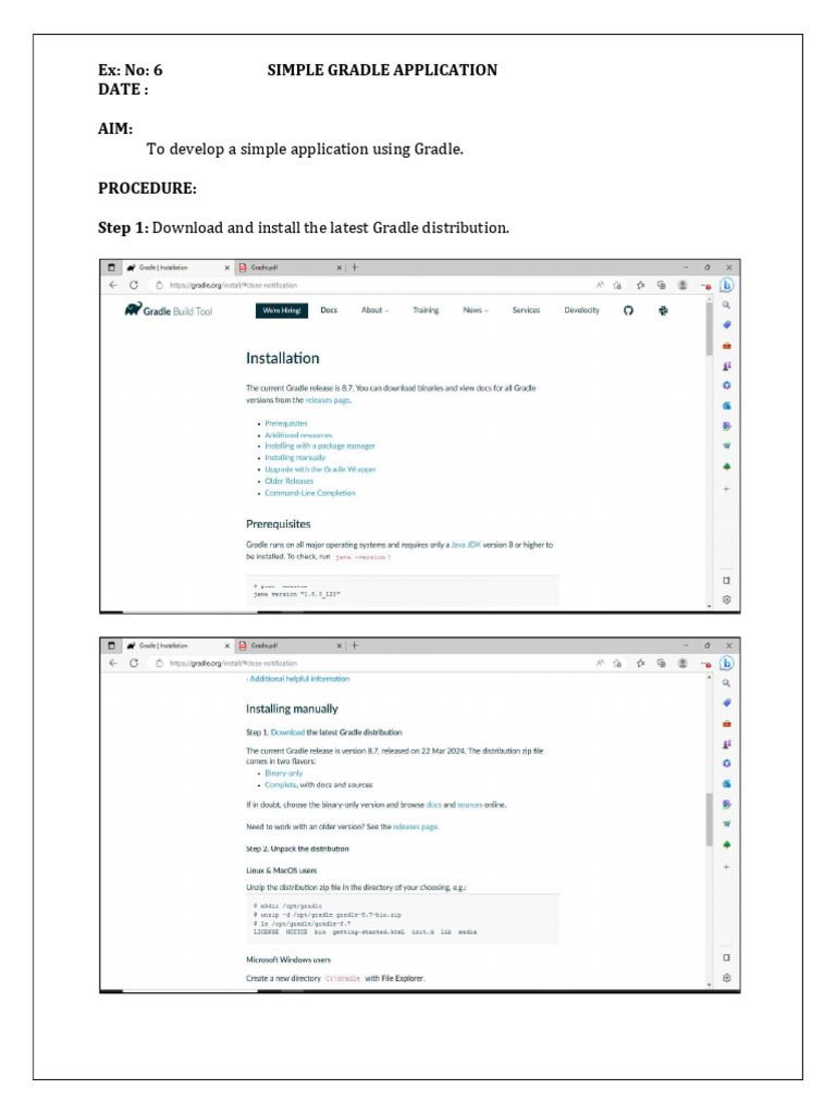 Simple Java App Development with Gradle | PDF | Java (Programming ...