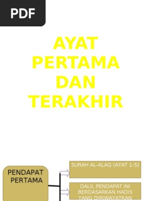 Ayat Pertama Dan Terakhir Diturunkan Sui Pdf