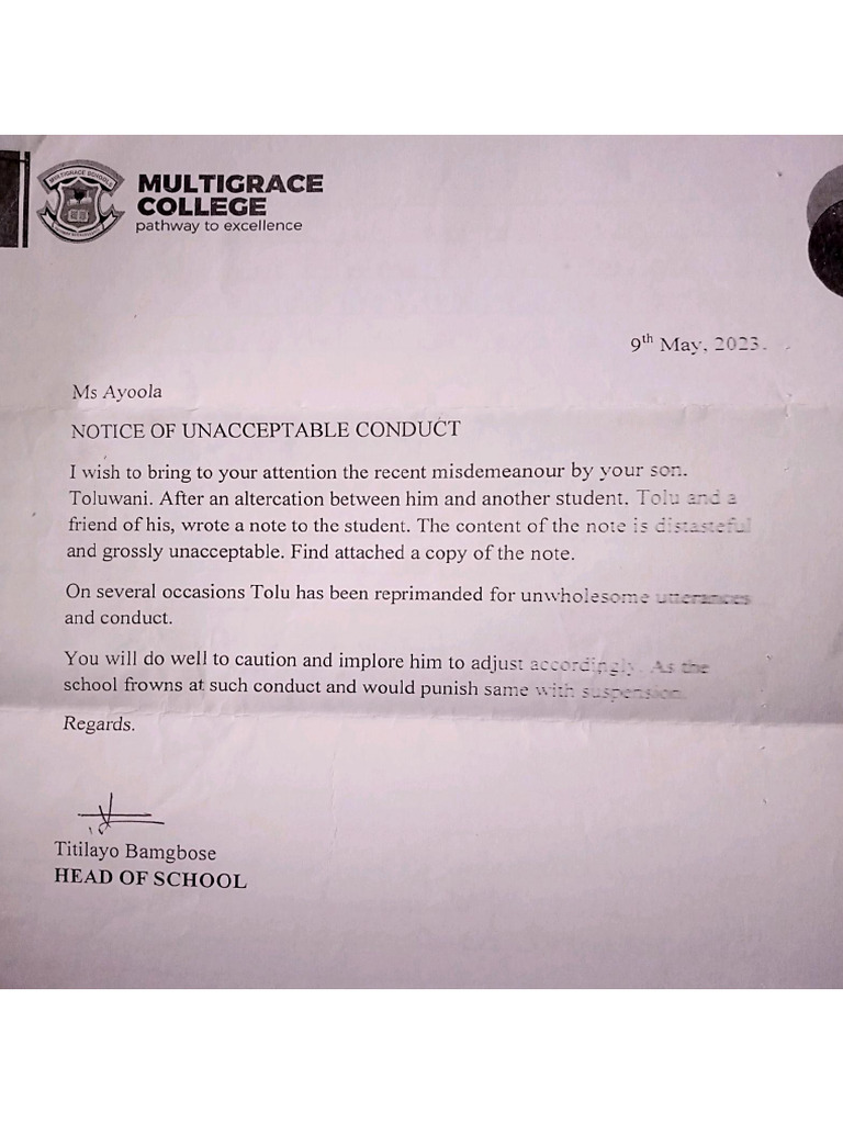 Gross Misconduct | PDF