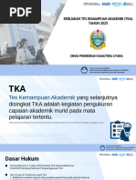 Format Laporan Pelaksanaan TKA 2025 | PDF