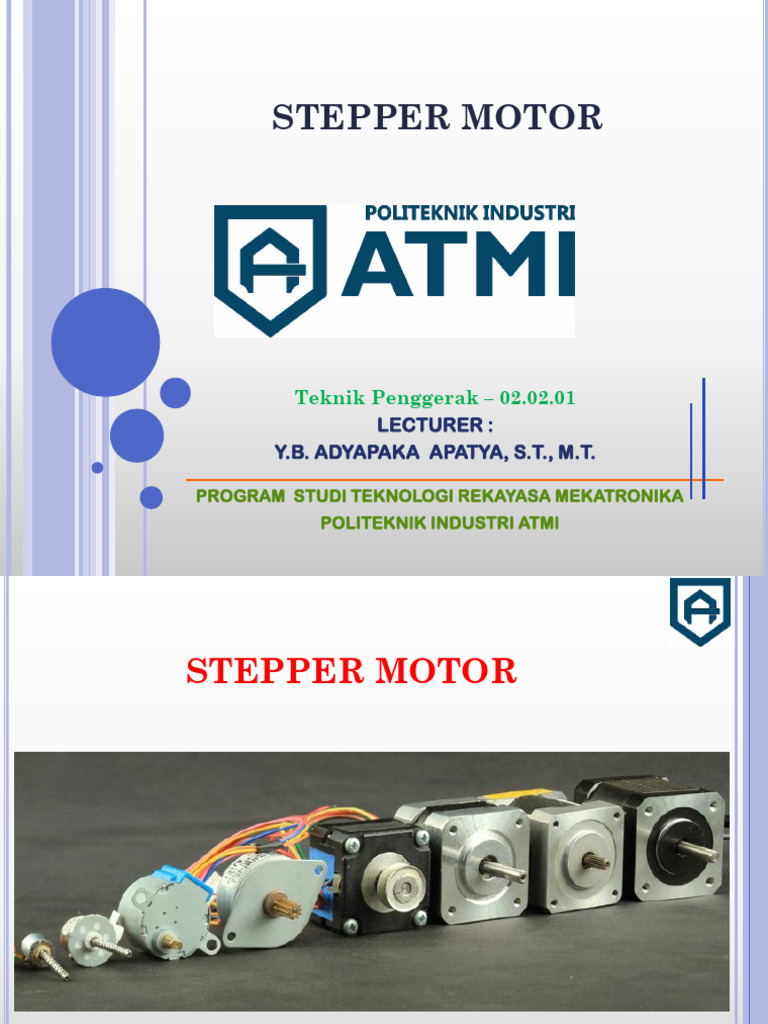 Stepper Motor Overview and Applications | PDF | Electric Motor ...