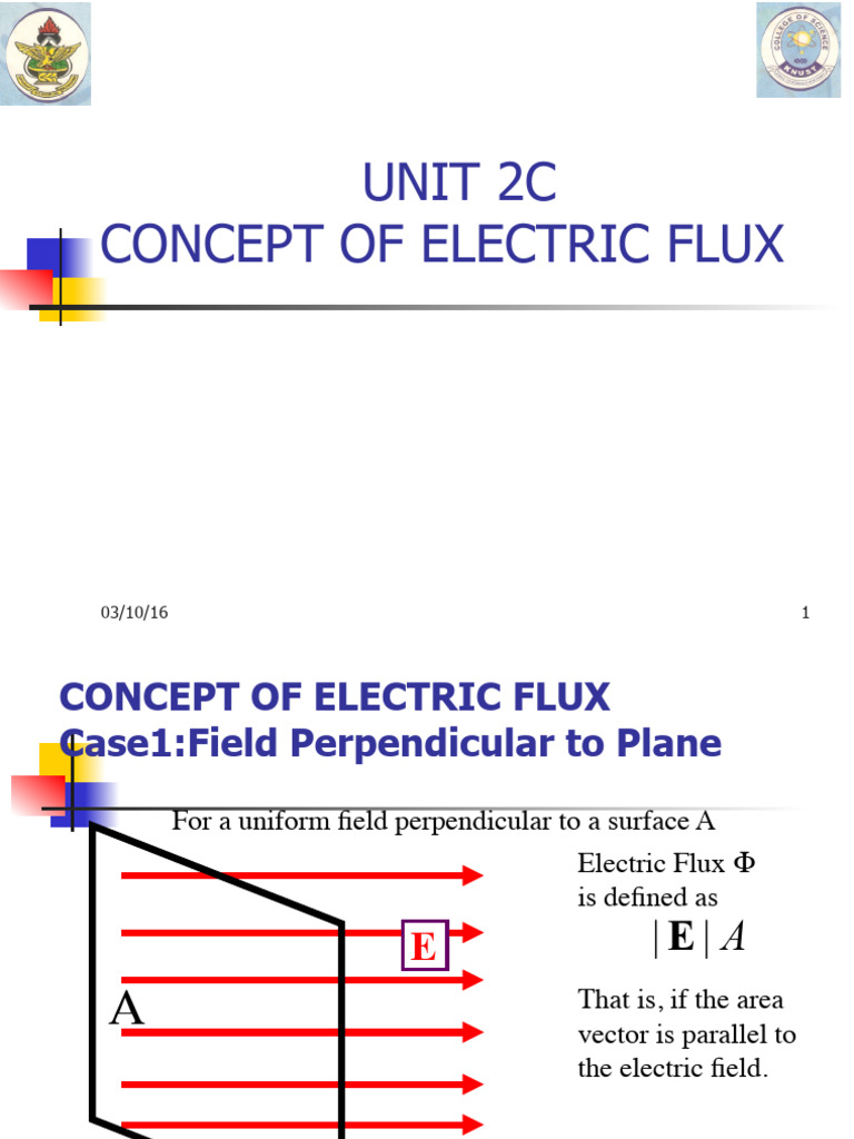 UNIT 2C Electric Flux and Gauss' Law | PDF | Flux | Electric Field