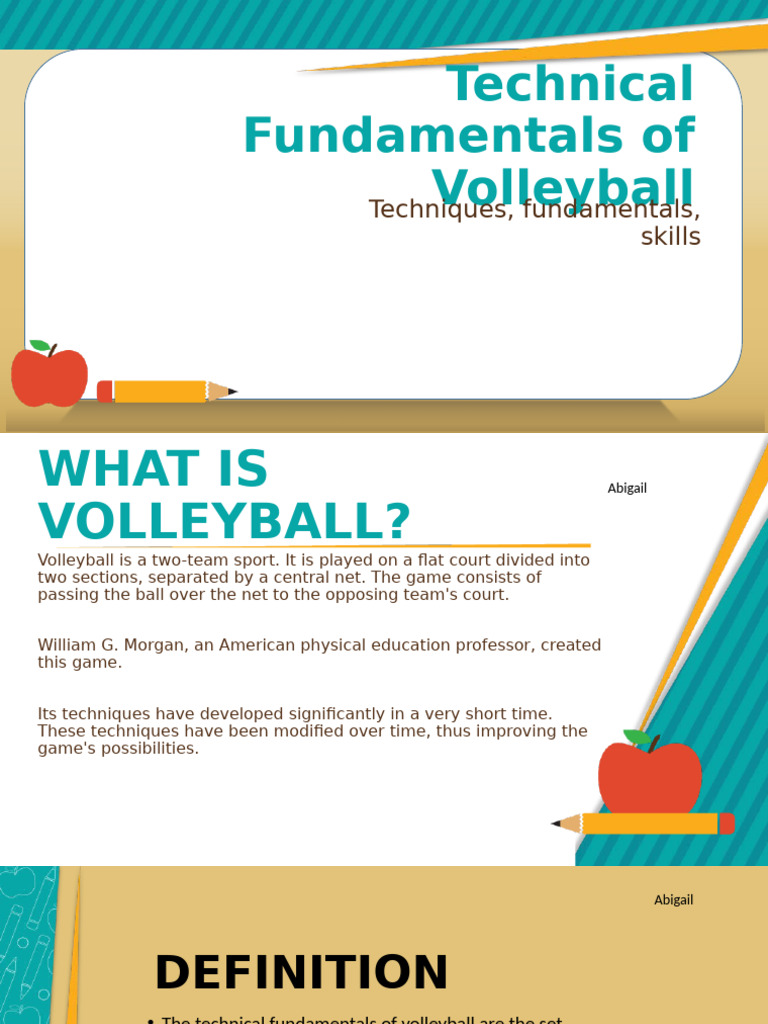 Volleyball Technical Fundamentals Guide | PDF | Volleyball | Ball Games