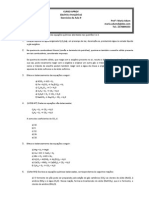 Exercícios Aula 9 - Aprov