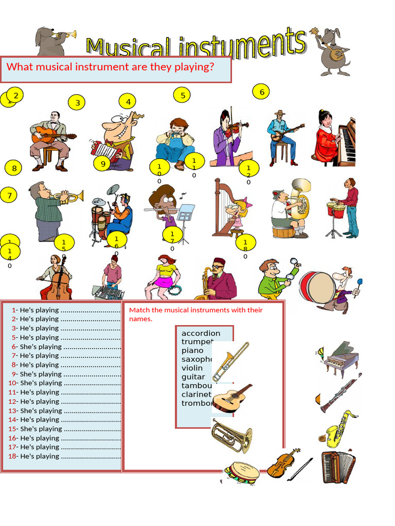 Identify Musical Instruments Played | PDF