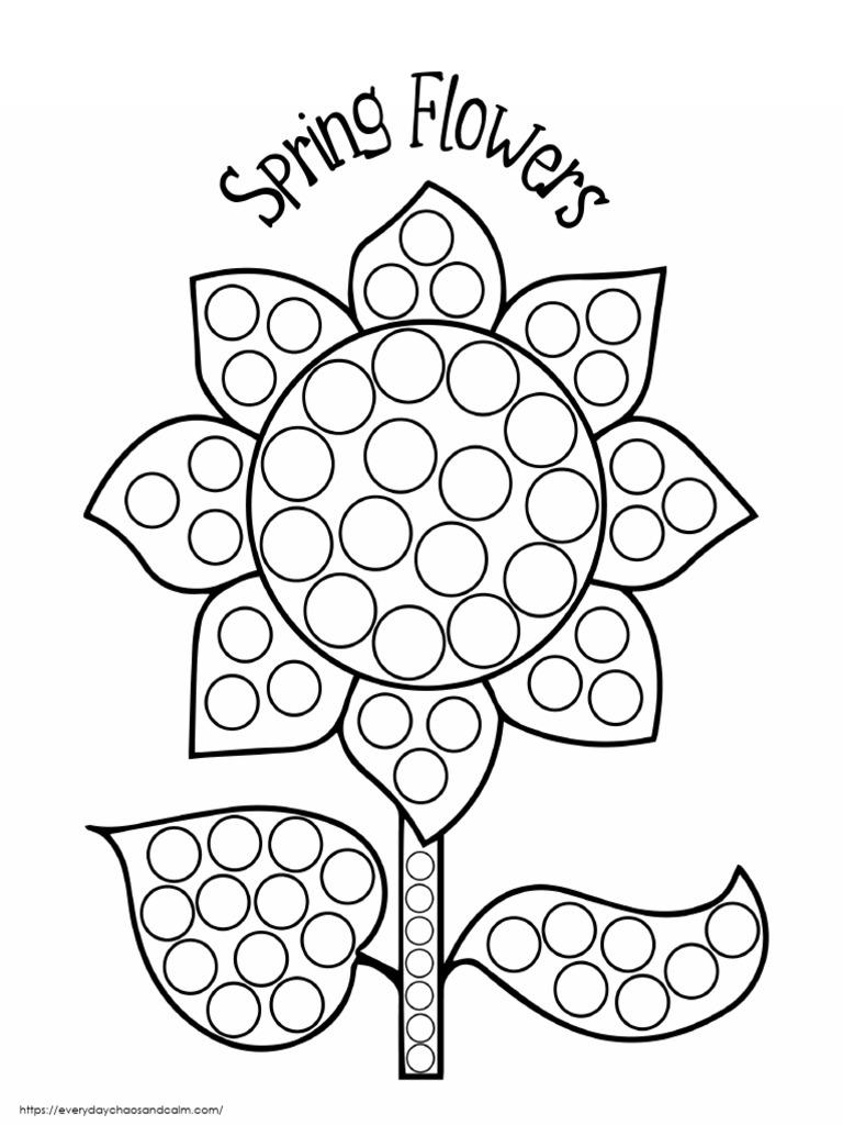 Spring Dot Marker Printable1 | PDF