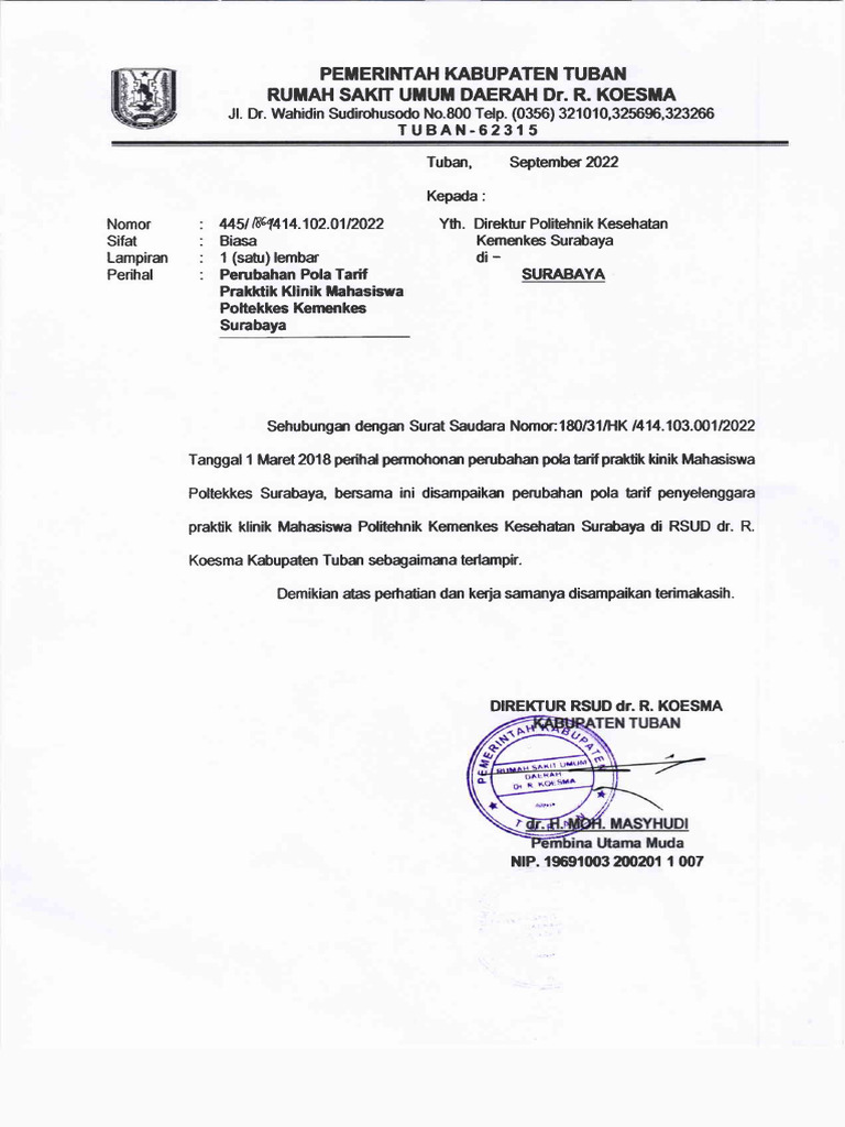 Surat Sby | PDF