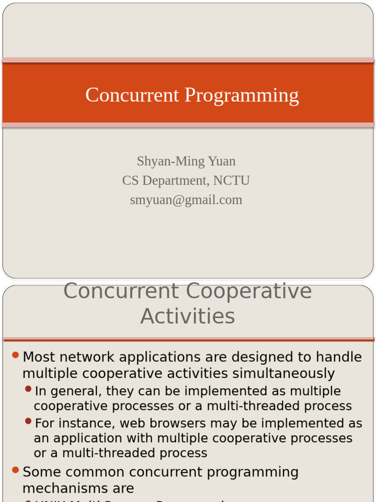 Concurrent Programming Mechanisms Explained | PDF