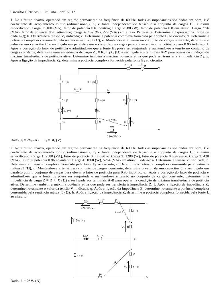 Análise de Circuitos Elétricos CC | PDF | Energia elétrica | Rede elétrica