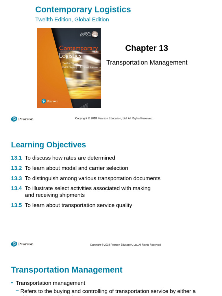 Transportation Management Strategies | PDF | Freight Transport | Logistics