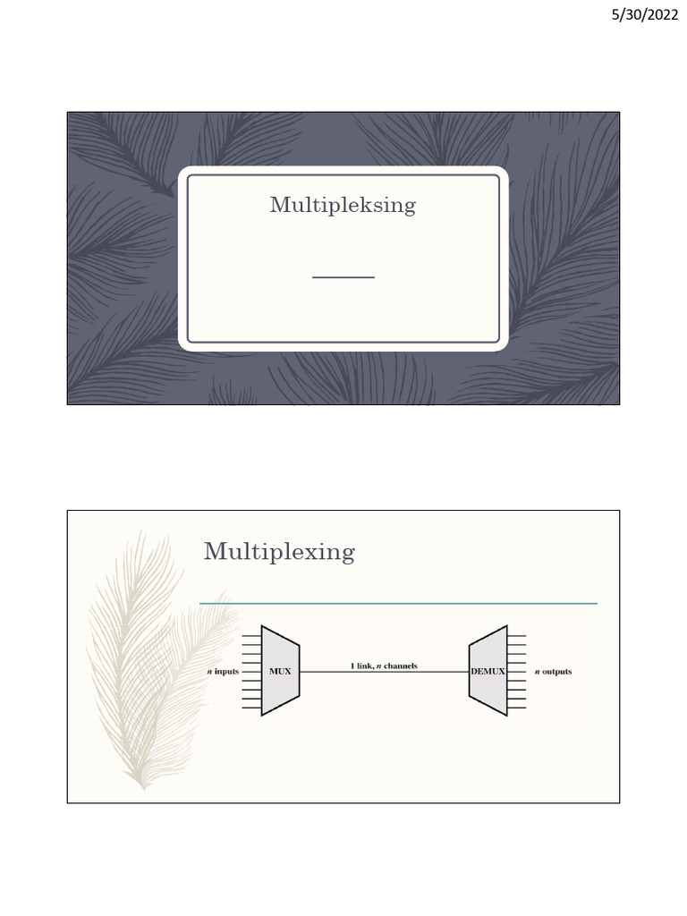 Multipleksing 12 | PDF | Multiplexing | Wavelength Division Multiplexing