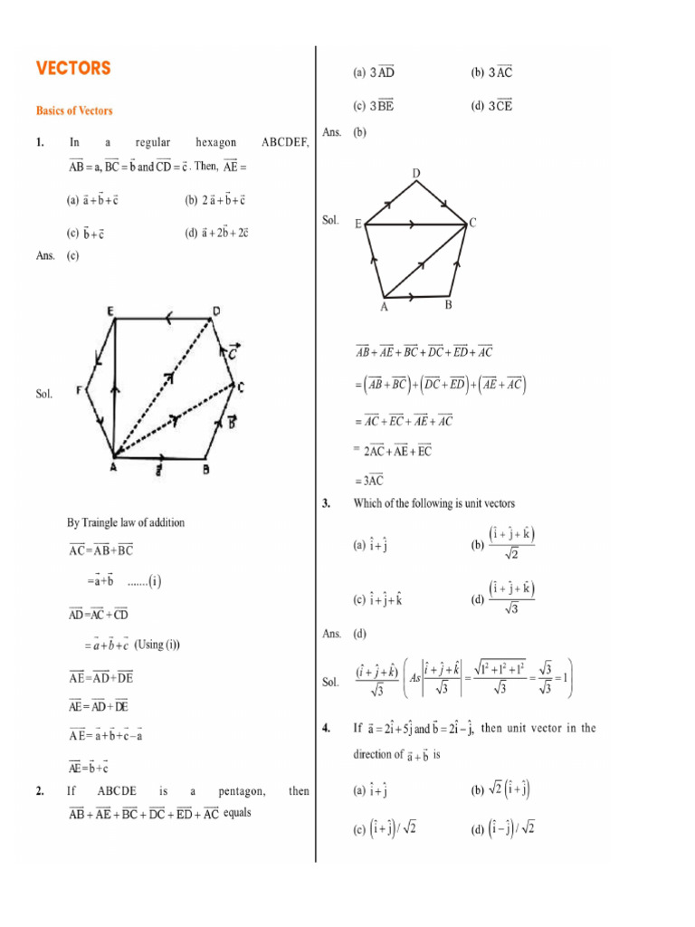 Vector General - 1 | PDF