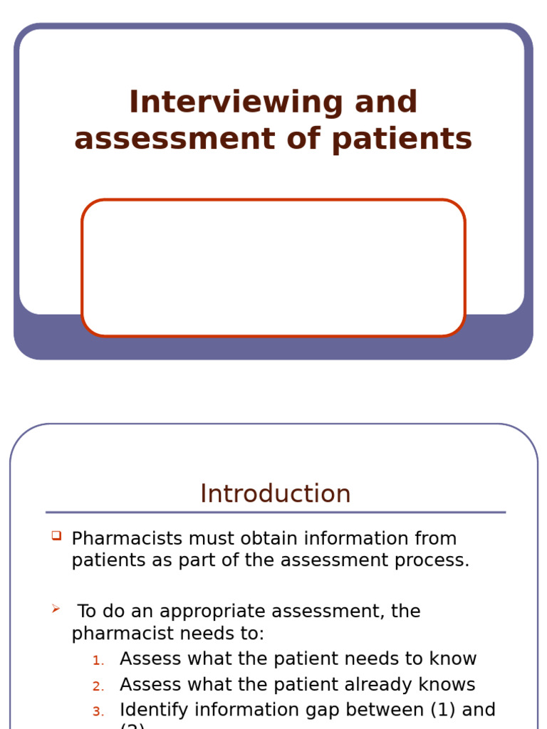 Effective Patient Interview Techniques | PDF | Communication ...