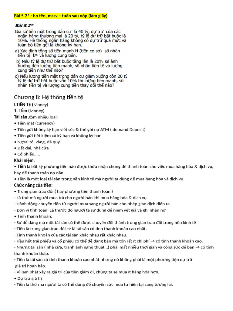 Chương 16 Note | PDF