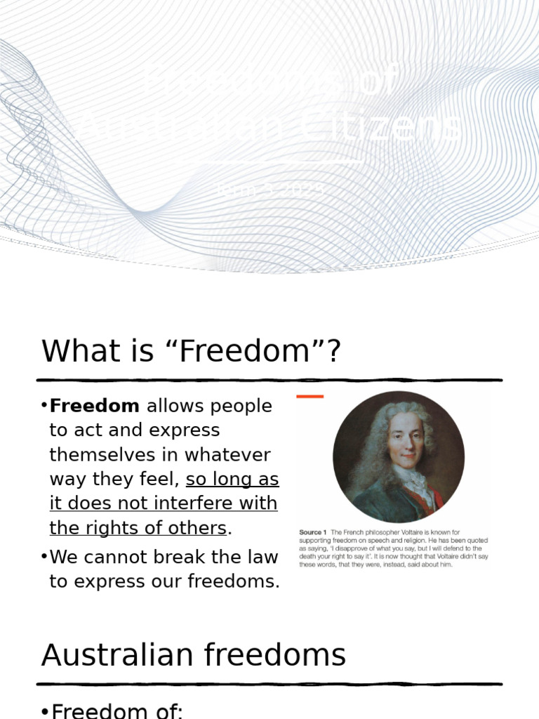 Australian Citizens' Freedoms Explained | PDF | Freedom Of Movement ...