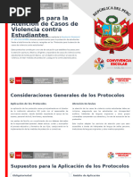 Protocolos de Violencia Escolar 2025 | PDF