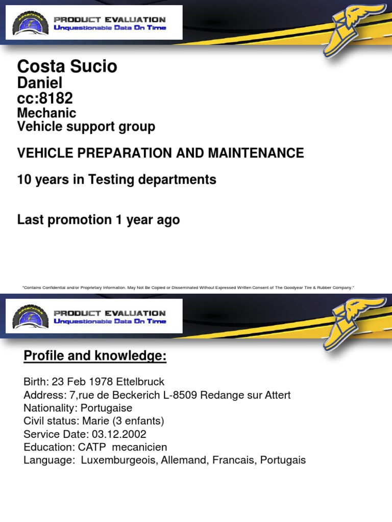 Vehicle Maintenance and Preparation Profile | PDF | Business | Finance ...