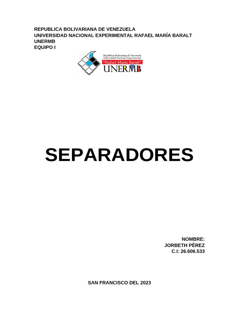 Separadores de Hidrocarburos: Tipos y Funciones | PDF | Líquidos | Petróleo