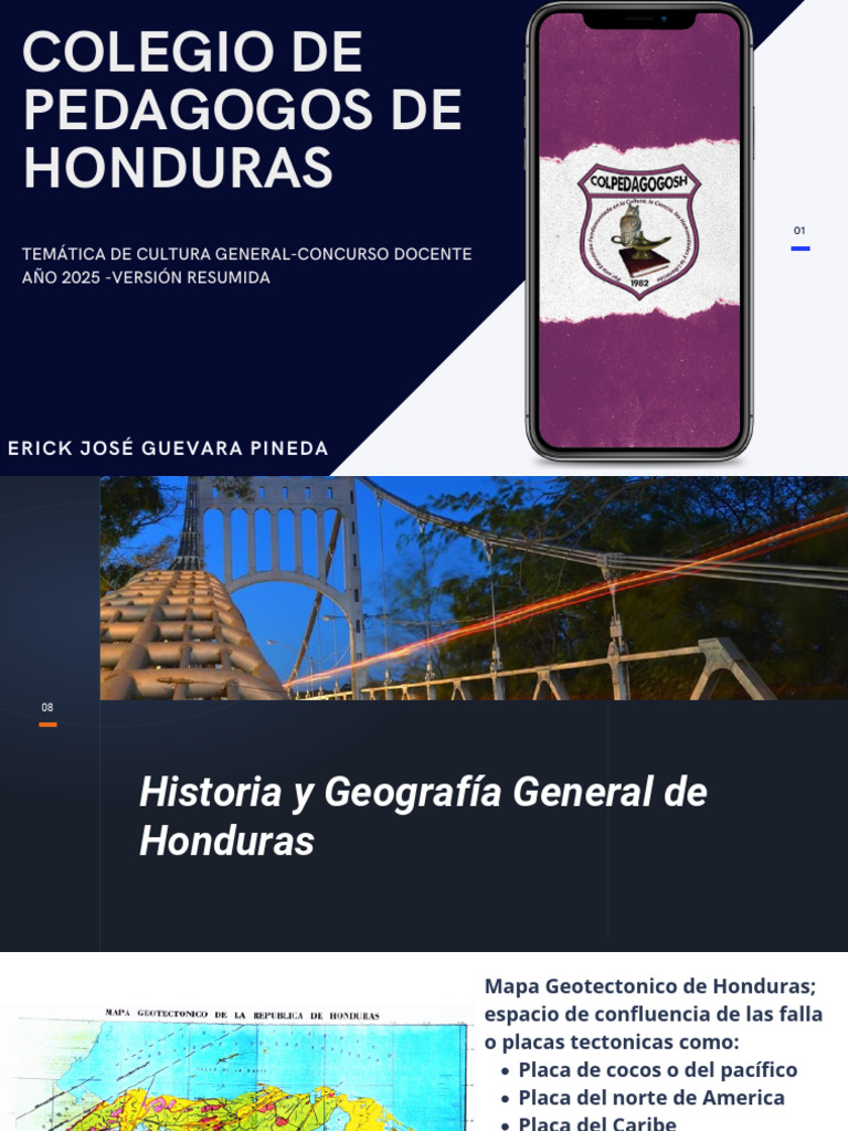 Cultura General para Concurso Docente 2025 | PDF | Honduras