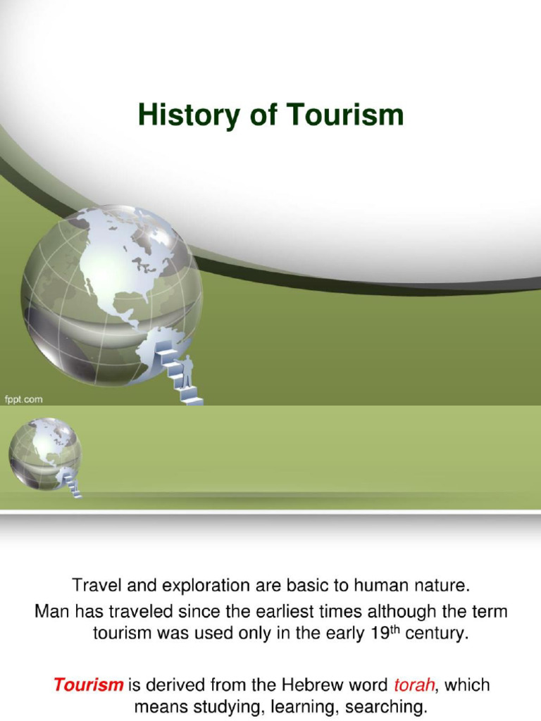 History of Tourism Industry | PDF