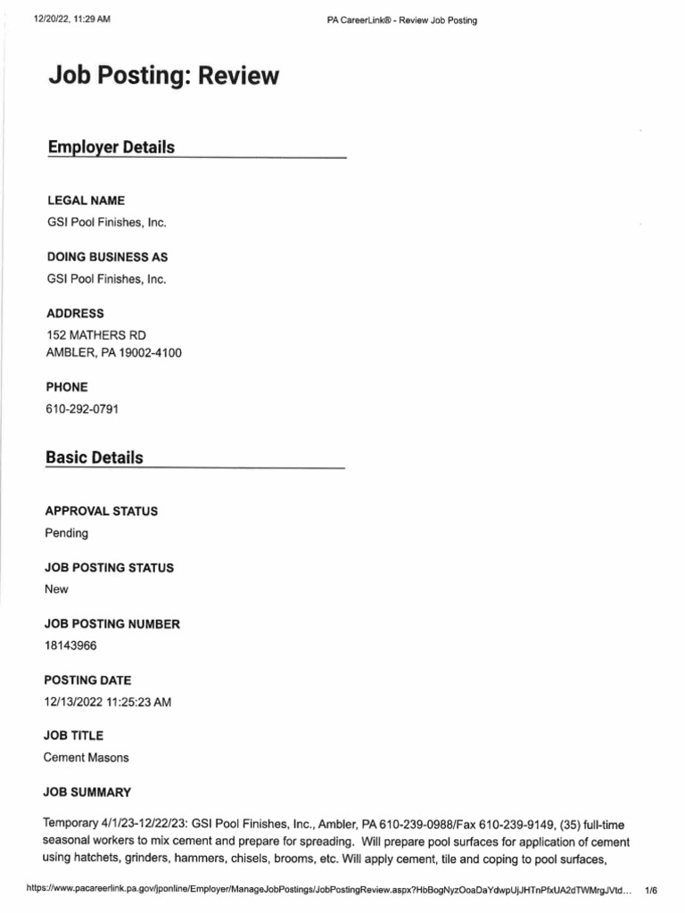 Job Order | PDF