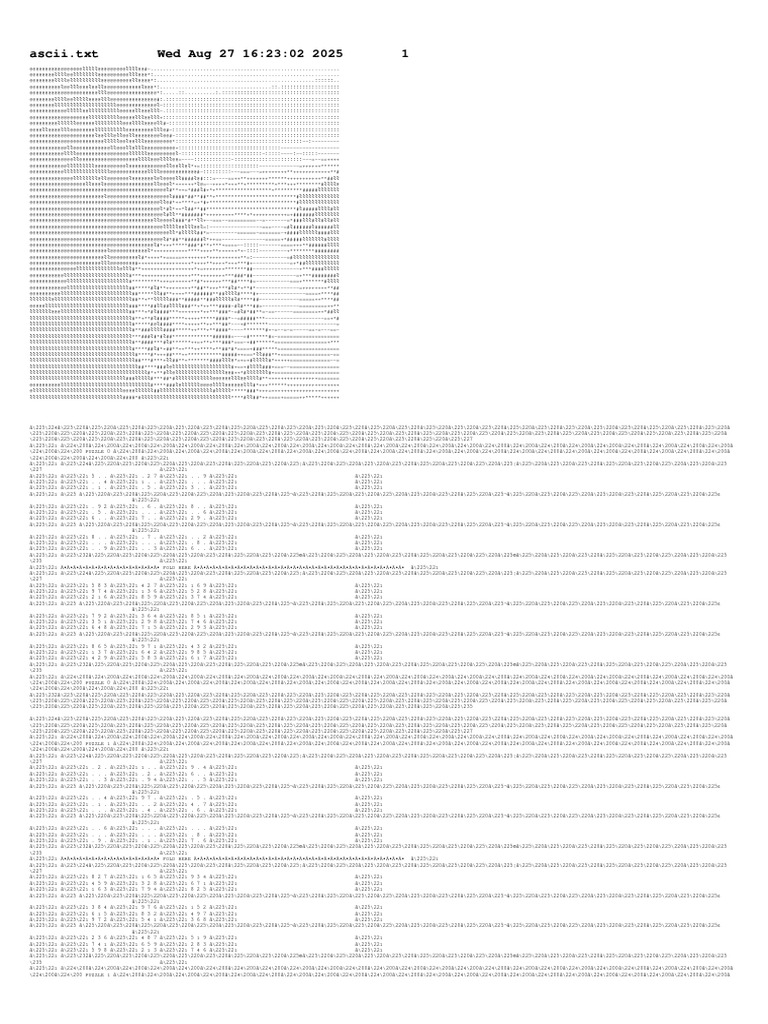 ASCII Art et Symboles Divers | PDF | Technologie numérique | Écriture