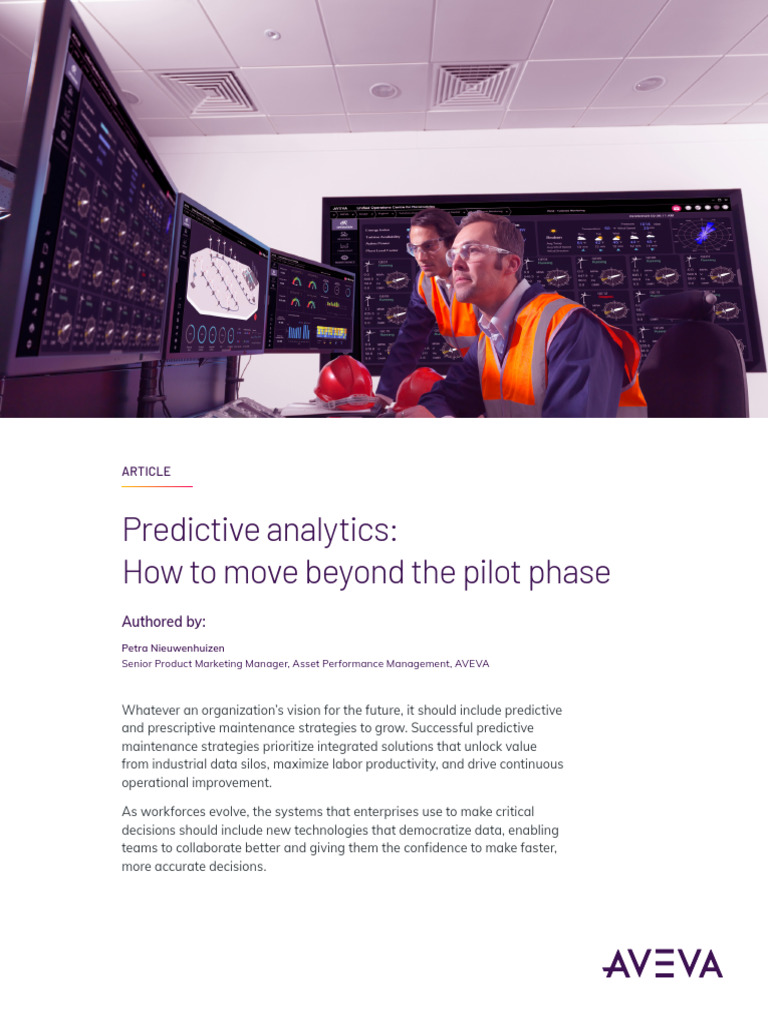 Advancing Predictive Maintenance Strategies | PDF | Analytics ...