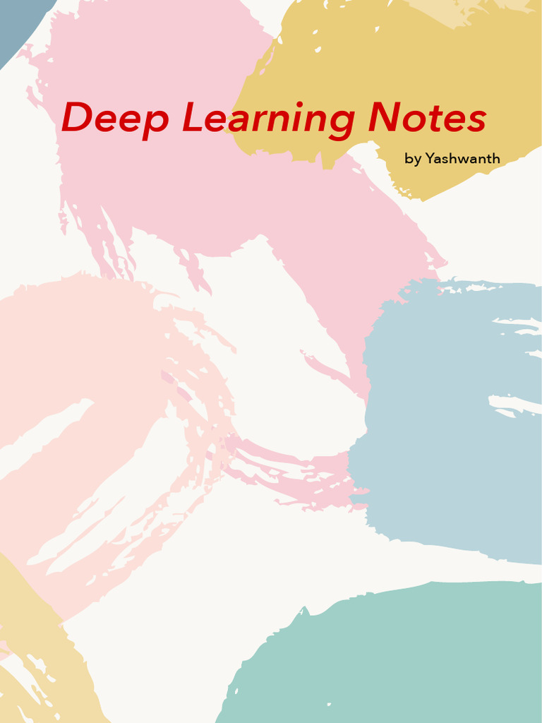 DL Notes by Yashwanth | PDF