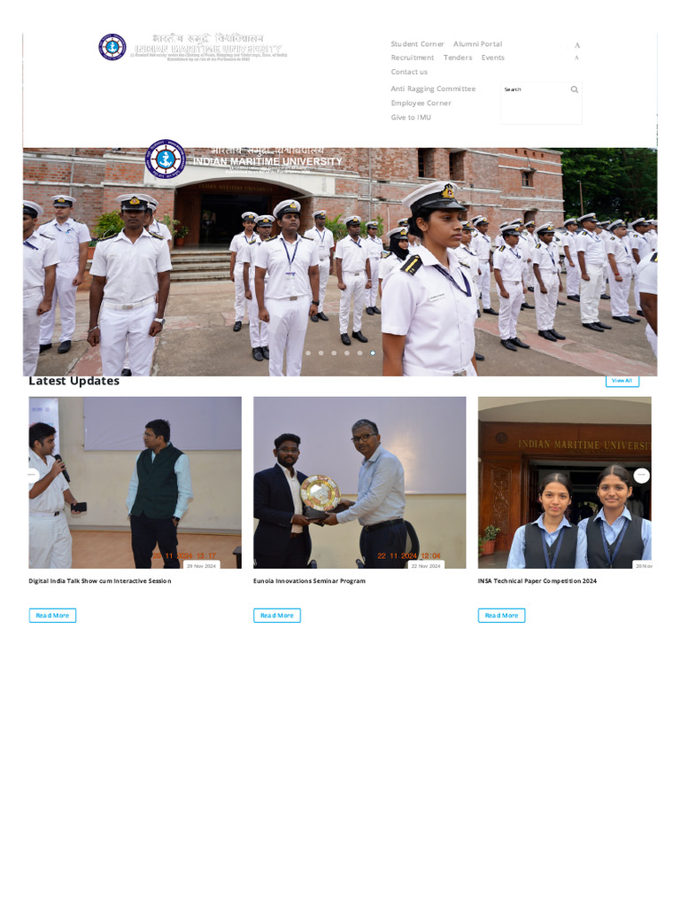 Chennai Campus Updates at IMU | PDF