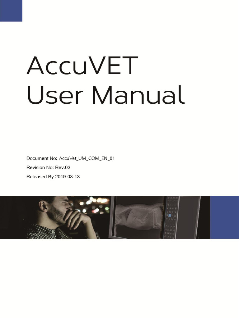 AccuVet Radiological Software Manual | PDF | Icon (Computing) | Button ...