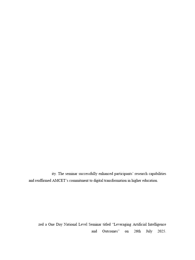AI Tools for Research Seminar Report | PDF | Artificial Intelligence ...