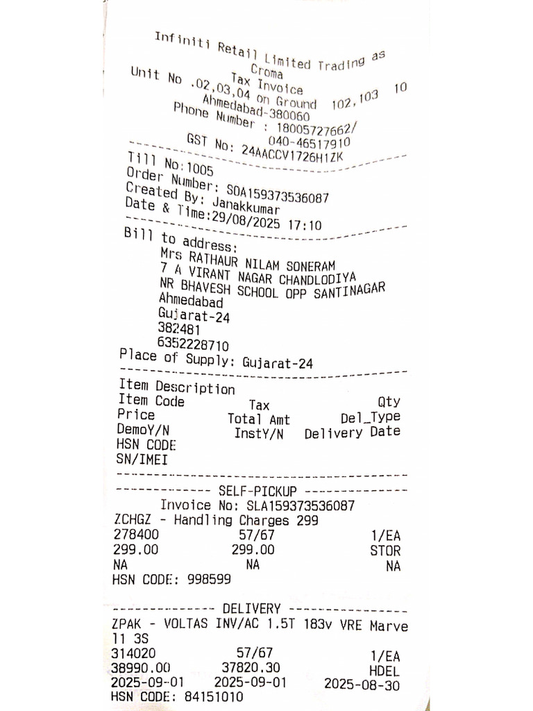 Android 417 CD INVOICE 1 101062078997 | PDF