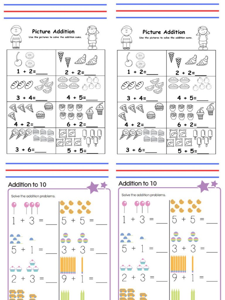 Addition Worksheets | PDF