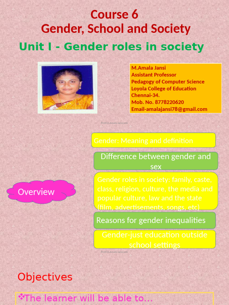 Understanding Gender Roles in Society | PDF | Gender | Gender Studies