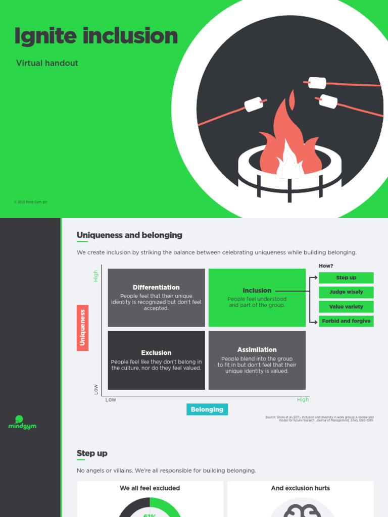 Ignite Inclusion: Embrace Uniqueness & Belonging | PDF | Bias | Social ...