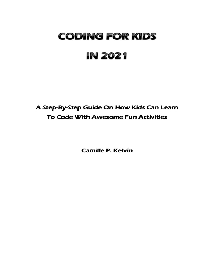 Coding For Kids in 2021 | PDF | Computer Programming | Scratch ...