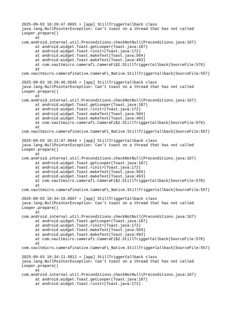 Usb Cam Log | PDF | Java Specification Requests | Computing Platforms