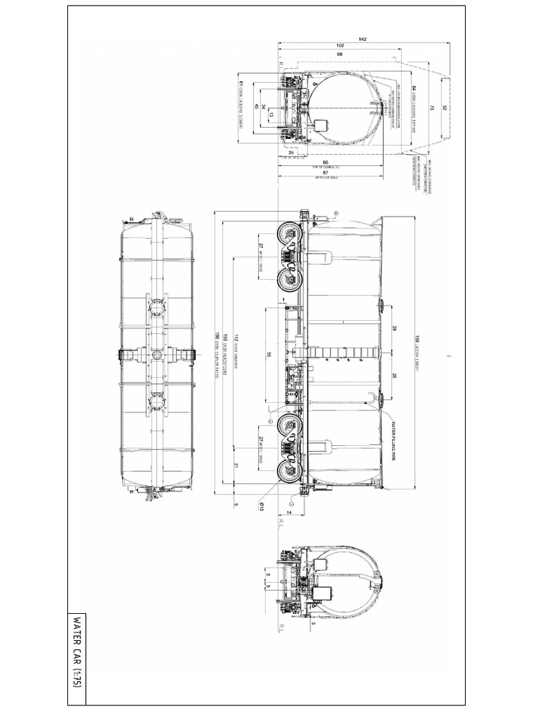 Drawing 14 Water Car Mini Model-2 | PDF