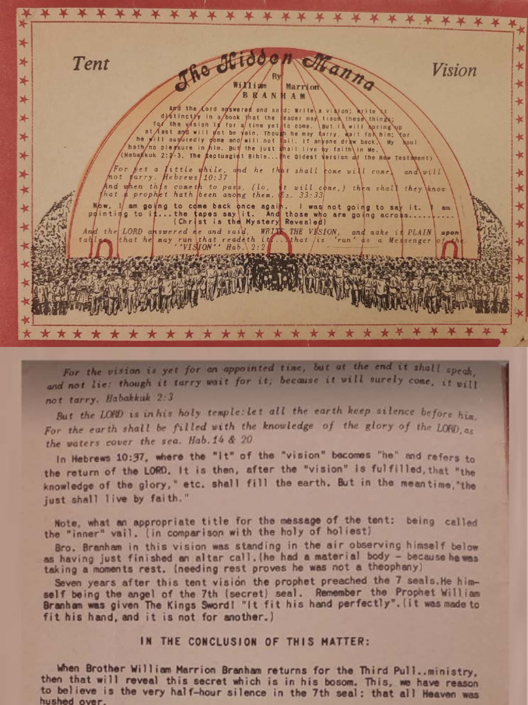 Tent Prophecy Pamphlet | PDF