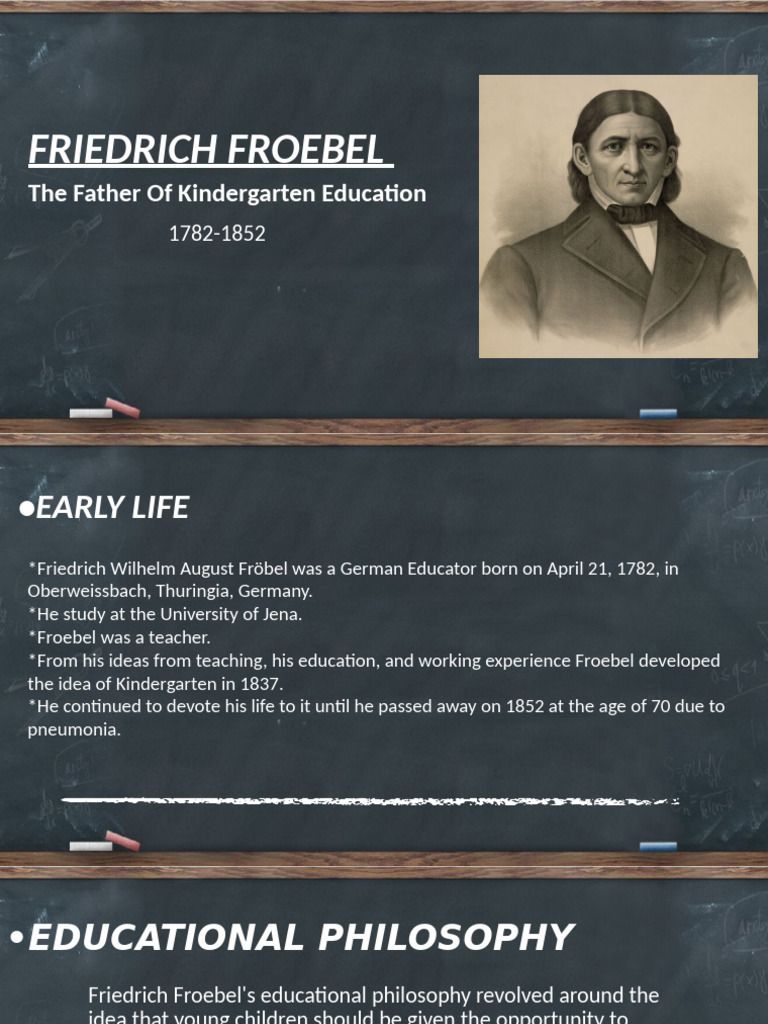 Froebel: Pioneer of Kindergarten Education | PDF | Teaching | Liberal ...