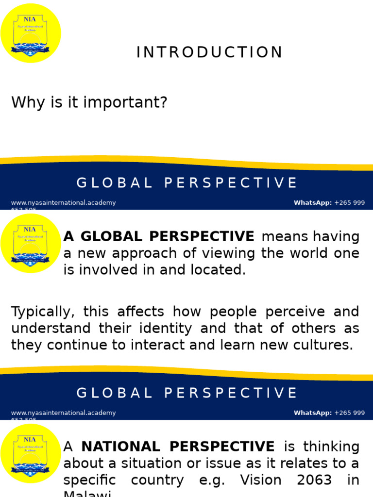 Understanding Global Perspectives and Culture | PDF | Traditions ...