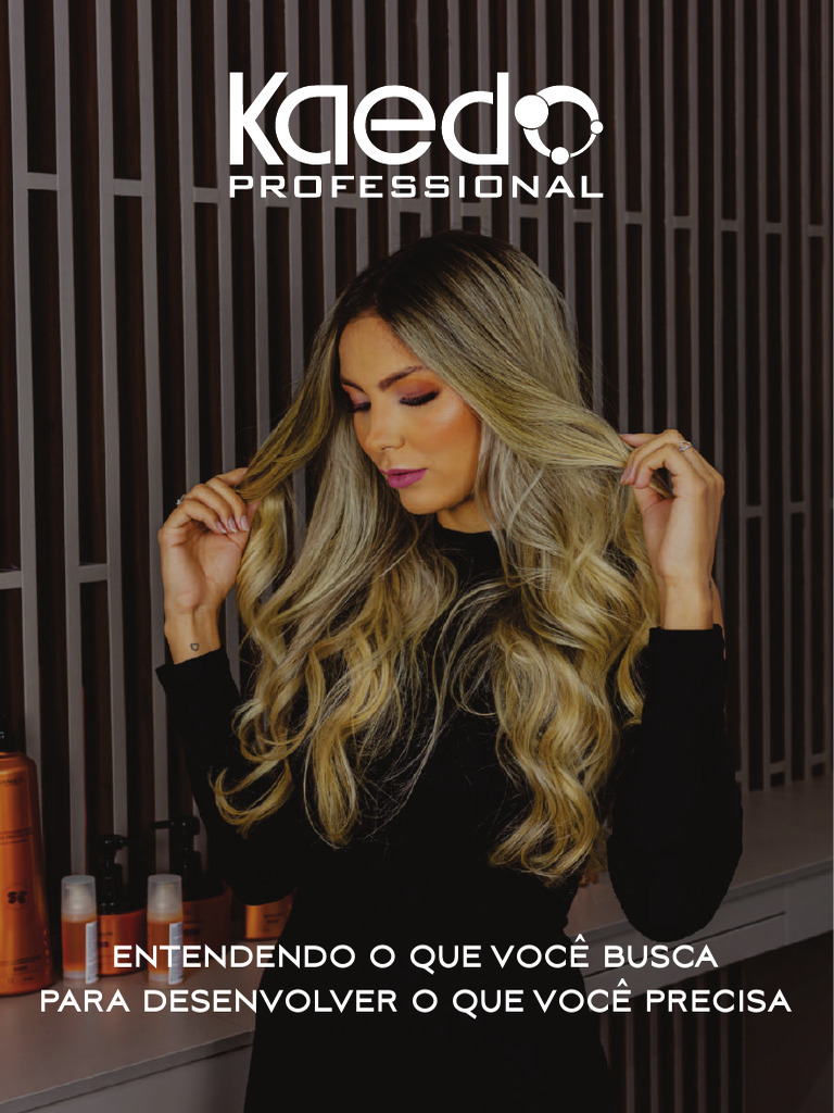 Produtos Kaedo para Cabelos Saudáveis | PDF | Cabelo | Aparência humana
