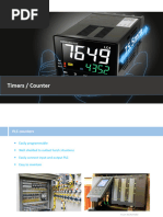 PLC Timer and Counter Operations | PDF | Timer | Programmable Logic ...