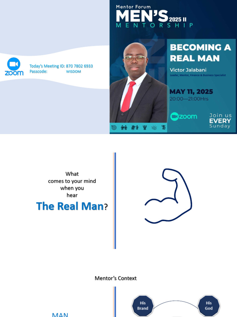 Becoming a Real Man: A Guide | PDF