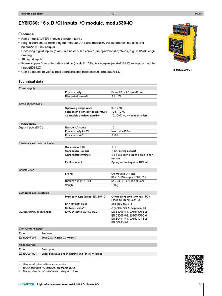 16-Channel DI/CI I/O Module Overview | PDF | Power Supply ...